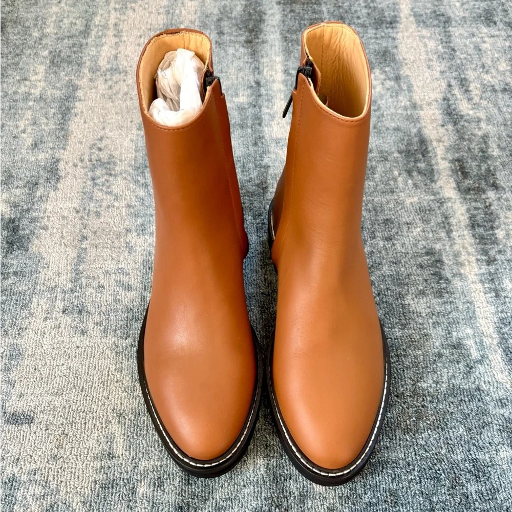 Jenni Kayne Blake Ankle Boot in Saddle NEW - Picture 2 of 9